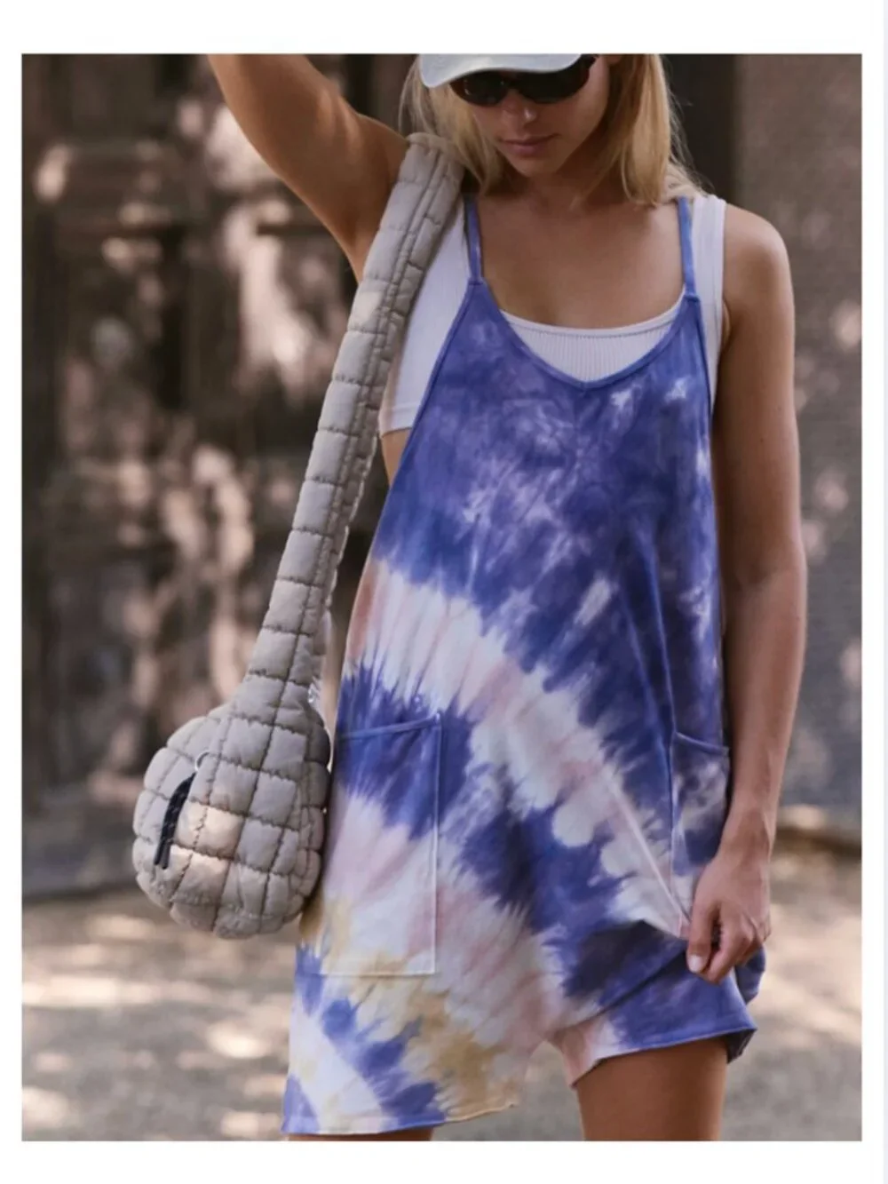 Free People Quilted Carryall Mini Sling Bag - Baby Quilted Carryall